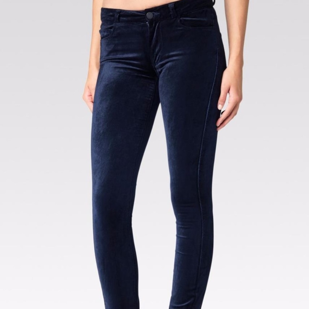 PAIGE VERDUGO VELVET ANKLE JEANS 25
